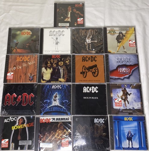 Lot of 17 AC/DC Heavy Metal Sealed CD Collection All New | eBay