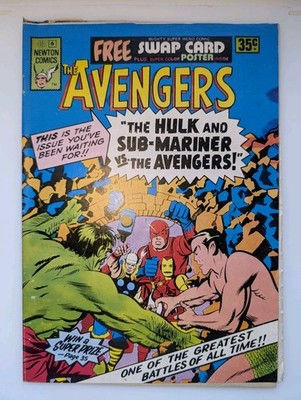 The Avengers 6 Newton Comics Rare Australian Variant 1975 Prints #3 1964