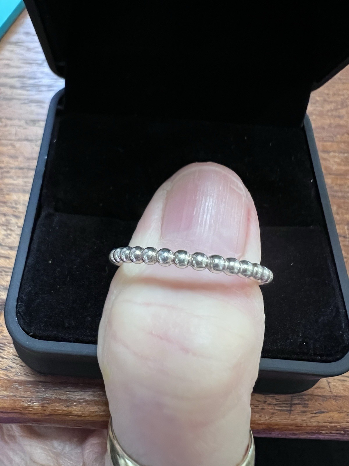 PANDORA 🔑 Retired  AUTHENTIC Beaded STACK Sterli… - image 2