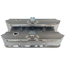 Ford Fe Tall 428 American Eagle - Polished Valve Covers - Die-cast - Ansen Usa