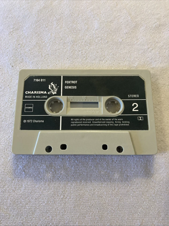 Genesis Foxtrot 1972 Cassette Landscape Cover Holland Import Rare Tested - Image 4 of 4