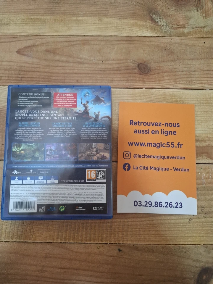 Torment tides of numenara pour Playstation 4, photo 2 sur 2