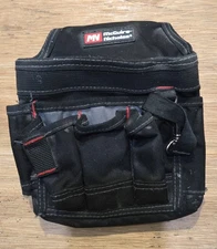 McGuire Nicholas  8" W x 8" H Polyester  Tool Pouch  7 pocket Black  1 pc. Used