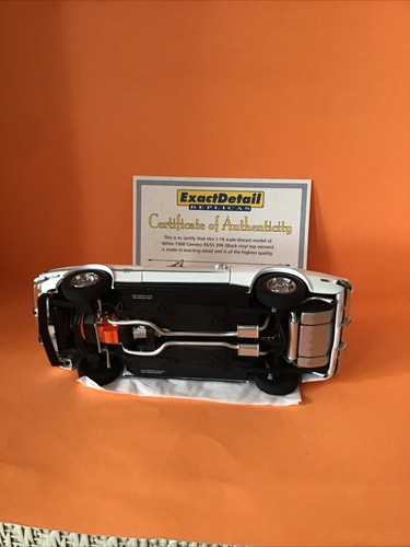 1/18 Scale EXACT DETAIL 1968 CAMARO RS SS 396 Black Vinyl Top - Picture 7 of 11
