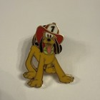 Disney Pluto Firefighter Red Hat Enamel Single Pin 2008 — photo 1