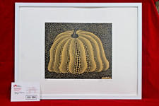 Yayoi Kusama Pumpkin 2000 Signed Serigraph With Framed in good condition