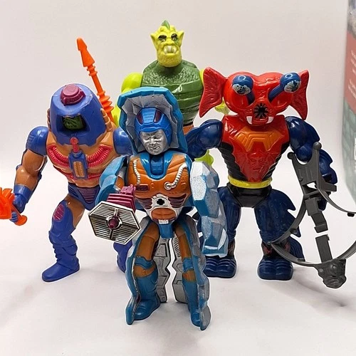 Vtg Motu Masters Of The Universe Original He-Man Action Figures Lot Of 4