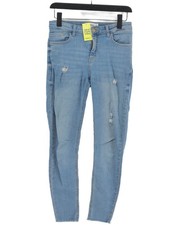 MNG Women's Jeans UK 8 Blue Cotton with Elastane Skinny