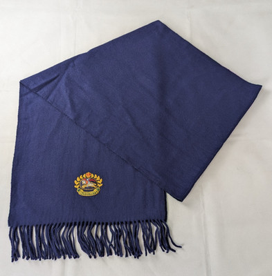 BURBERRY Solid Lambswool Scarf   Classic Blue   PREMIUM QUALITY   SHIP FAST