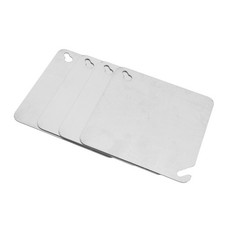 .4PCS Metal Electrical Box Cover Plates 4 Inch Galvanized Iron Electric Junction