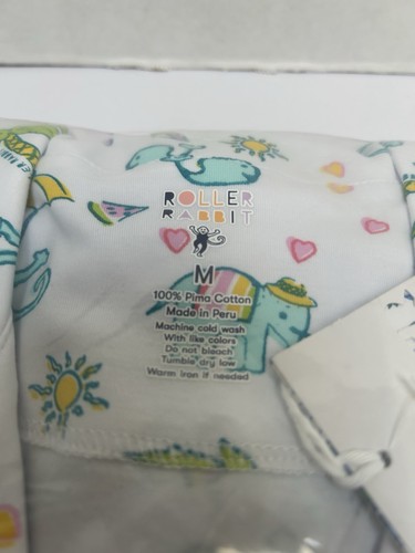 Roller Rabbit NWT Pool Party Polo Pajamas Short Medium Sold Out Limited Edition - Picture 3 of 6