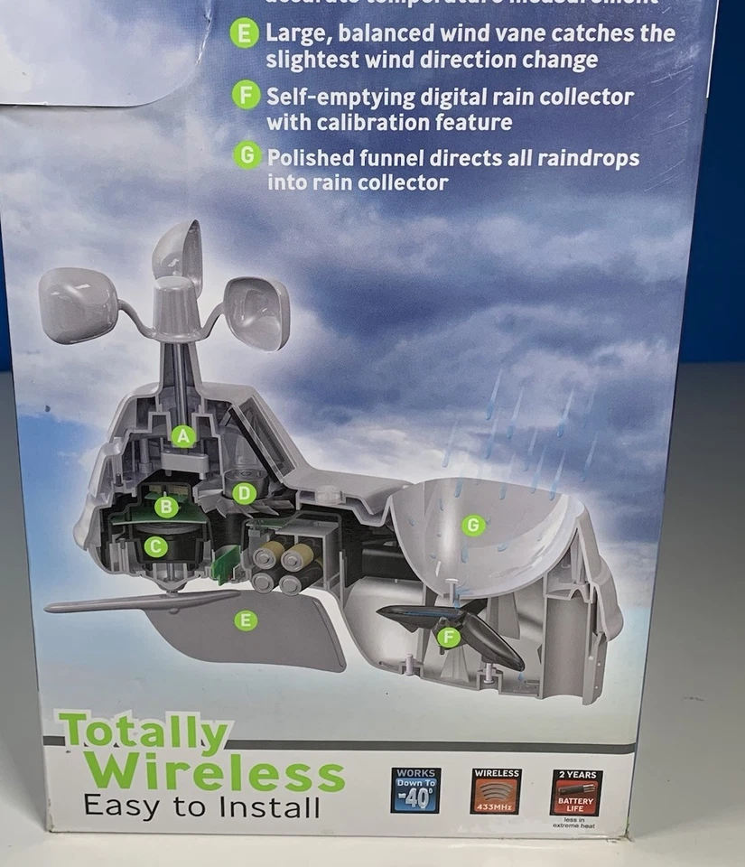 AcuRite Professional Weather Center w/ Easy Mount 5-in-1 Sensor 01536CDI - Image 3 of 4