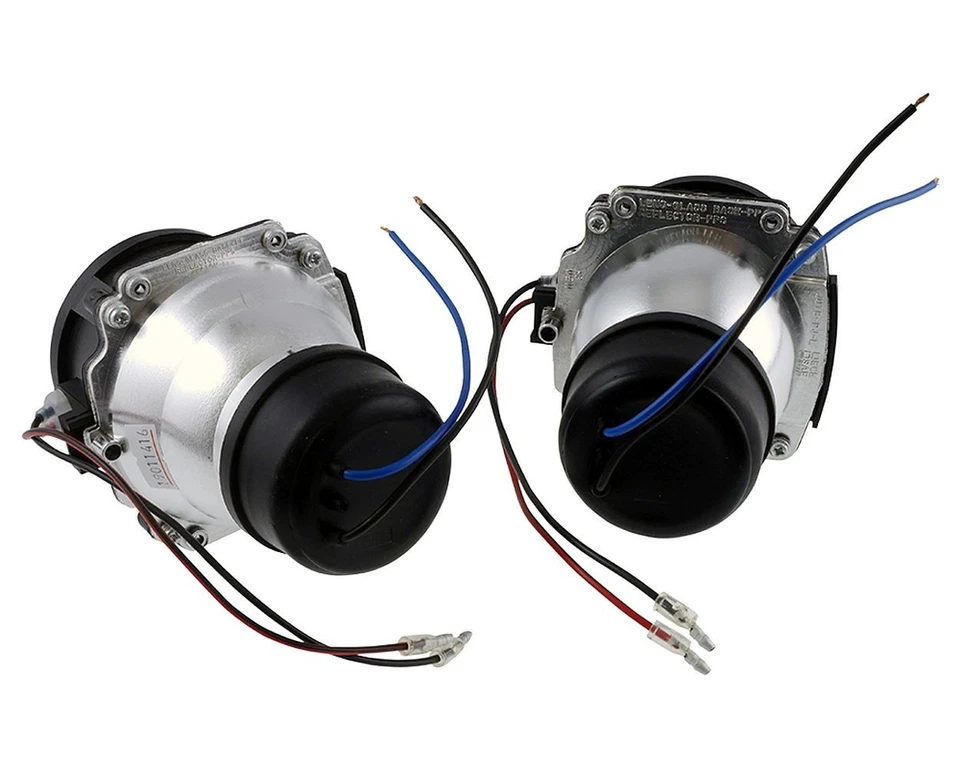 Scheinwerfer Ellipsoid Paar 2 Stück H3 55 Watt Motorrad universal Bike Supermoto - Bild 2 von 2