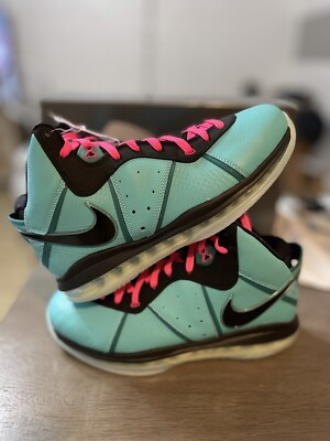 DS-Nike LeBron 8 South Beach (2021) - CZ0328-400 - Size 10 | eBay