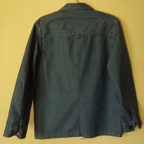 GANT size M Men's Jeans Coats Blue Denim NEW - Picture 5 of 13