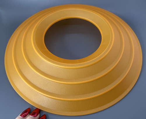 VTG Tupperware #3432A Impressions Bowl Stand/Splash Guard Collar Orange NOS - Picture 2 of 8
