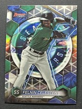 Felnin Celesten Refractor Prospect 2023 Bowman's Best #TP-24 Seattle Mariners