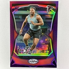 2024 Certified - Ruke Orhorhoro RC Purple Mirror FOTL /10 #126 Falcons MINT