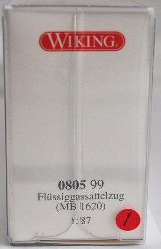 Wiking 0805 99 MB 1620 Swiss LPG Truck & Trailer - "TRANSAG SUISSE" - NEW w/BOX - Picture 3 of 3