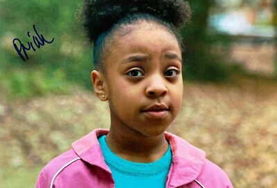 Priah Ferguson Autogramm Stranger Things + Atlanta +Mercy Street Schauspielerin