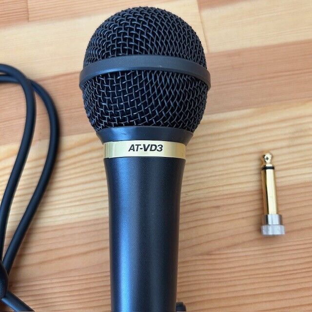 Audio-Technica Dynamic vocal microphone 6.3mm 3.5mm plug