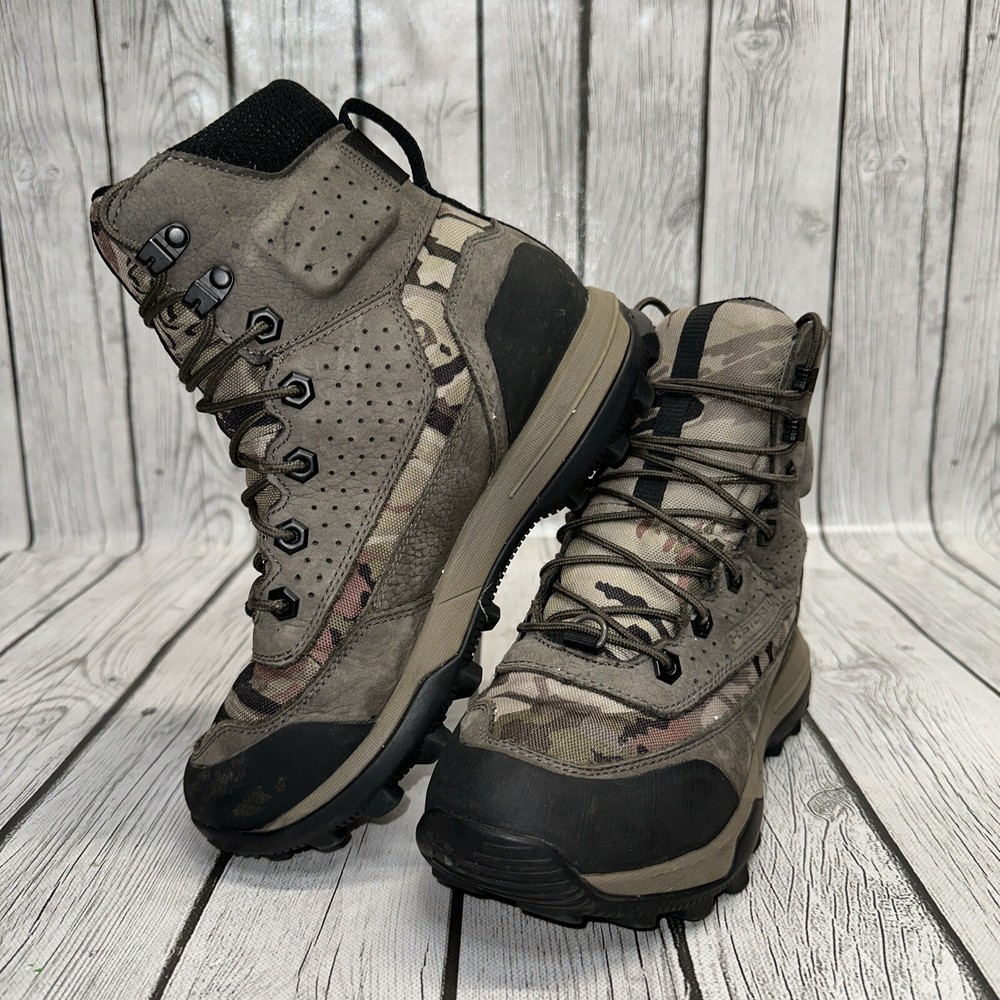 Under Armour Speed Freek Bozeman 2.0 Womens Waterproof Hunting Boots Camo Size 6