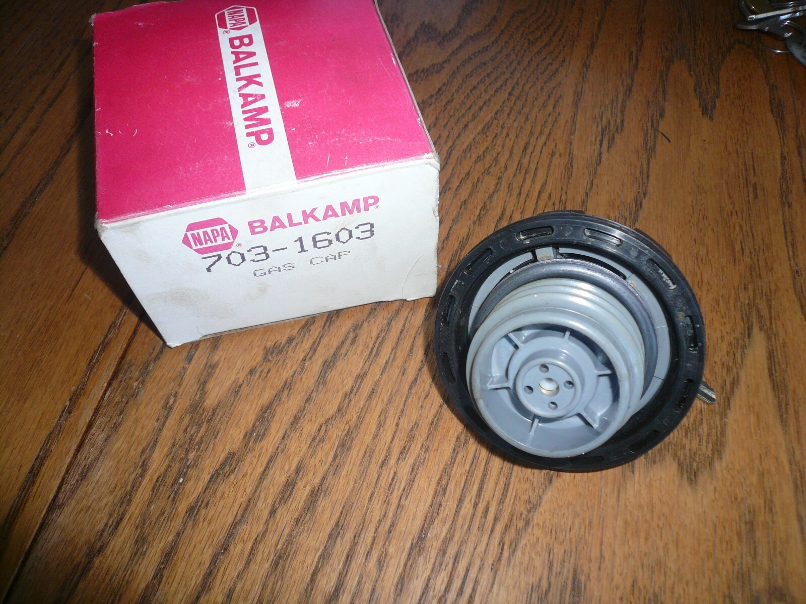 OPEN BOX - NAPA BALKAMP 703-1603 Locking Fuel Cap Gas Cap with 2 Keys ...