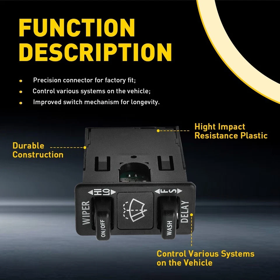 Wiper 控制开关适用于 Freightliner Columbia & Coronado 2000 - 2017 0623096002 — 第 4/4 张图片