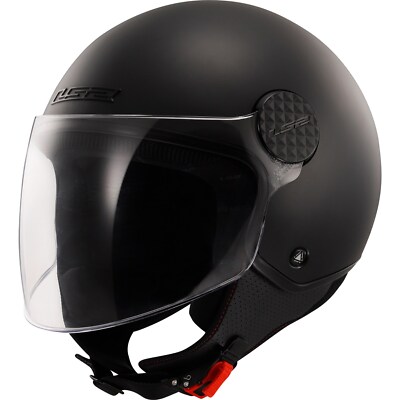 Motorcycle Helmet Jethelm S - LS2 OF558 Sphere Lux 2 II Solid - Black Matte
