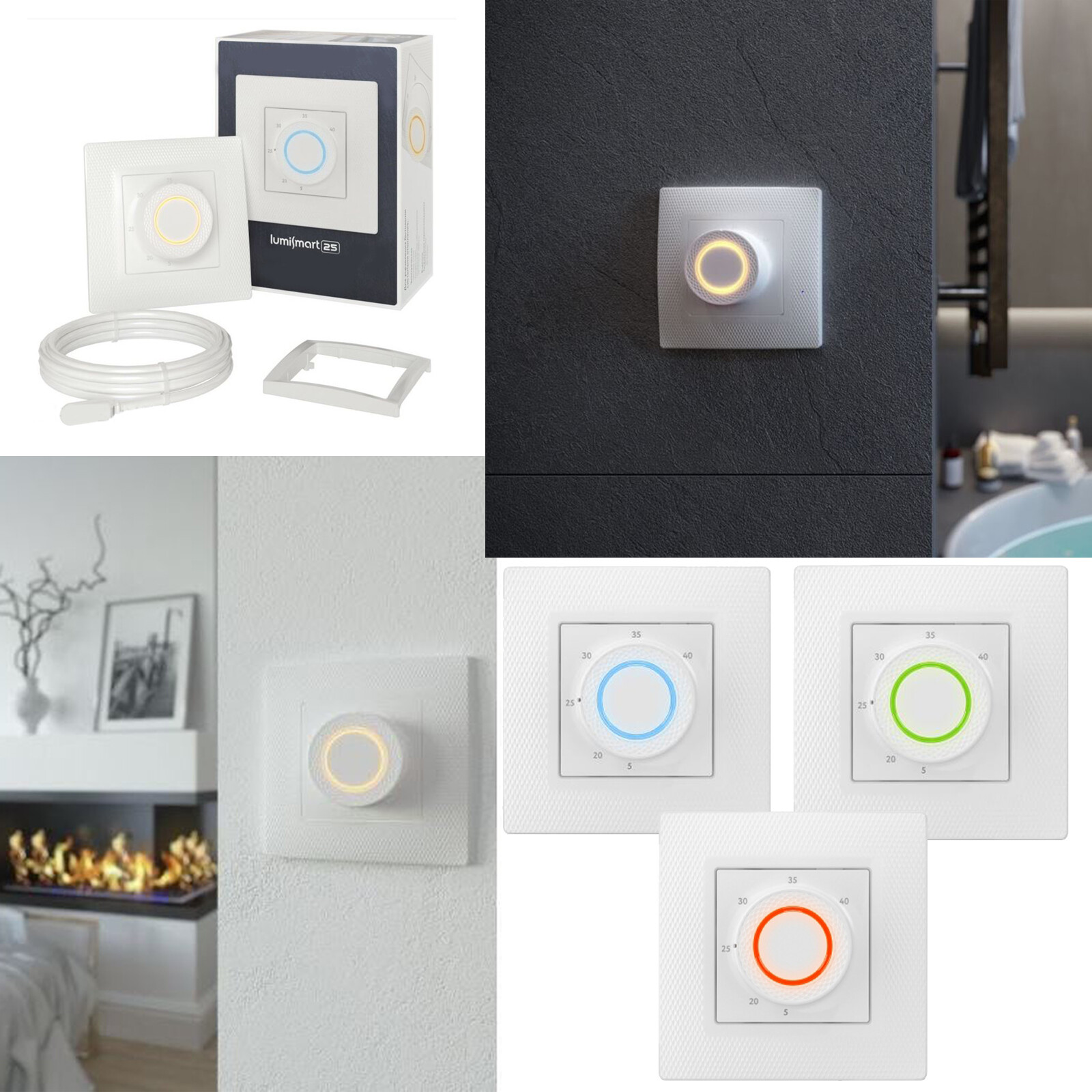 Thermostat underfloor heating wall UP room thermostat room controller easy  operation | eBay