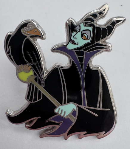 Disney 2012 Sleeping Beauty Villains Maleficent and Diablo Raven Pin