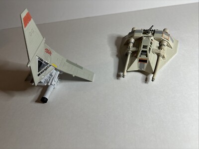 Set 2 Galoob Star Wars Action Fleet T-16 Skyhopper & SnowSpeeder Micro Machines