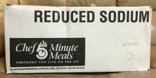 Chef 5 Minute Meals MRE'S New Case Unopened Case Sealed 10/27