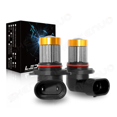 Pair H10 LED Fog Driving Light Bulb Kit 9005 9145 9140 Yellow 3000K Super Bright