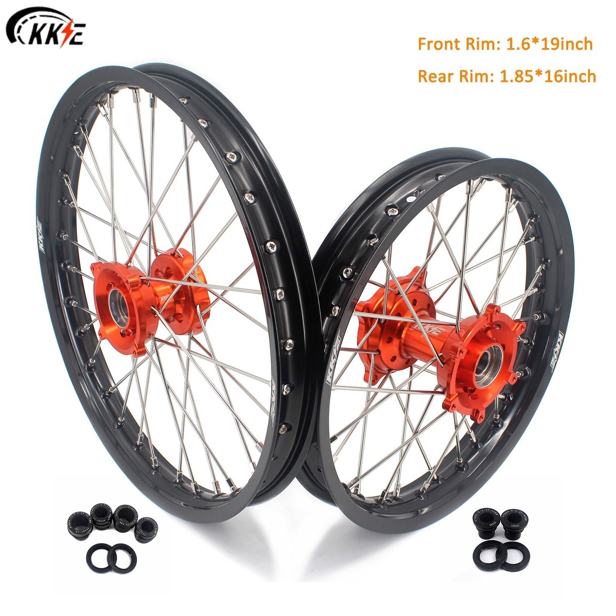 KTM 85 SX 2025 Gas Gas MC85 KKE 19/16 Big Kid's Wheels Rims Set KTM 85 SX 2025 Gas Gas MC85 KKE 19/16 Big Kid's Wheels Rims Set
