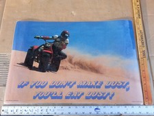 VINTAGE 1987 "IF YOU DON'T MAKE DUST, YOU'LL EAT DUST" 1987 HONDA ATC POSTER