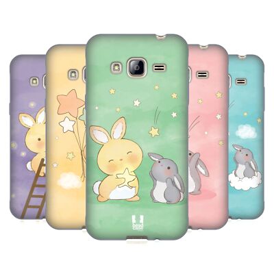 HEAD CASE DESIGNS STERNENFÄNGER HASE SOFT GEL HANDYHÜLLE FÜR SAMSUNG HANDYS 3