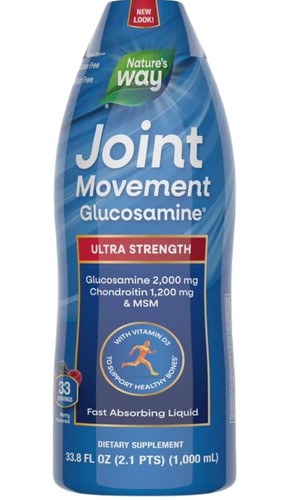 Nature's Way Joint Movement Glucosamine 2000mg Chondroitin 1200 mg & MSM 33.8 Fl