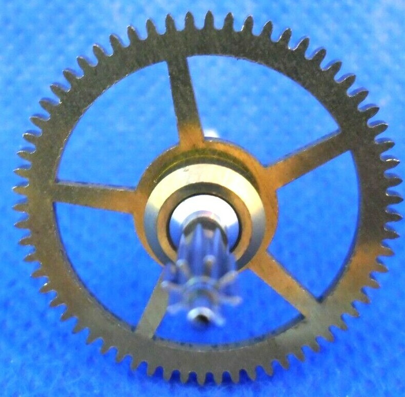 Roue Zénith R11 Pour Pendule - Laiton Argenté - NOS Suisse