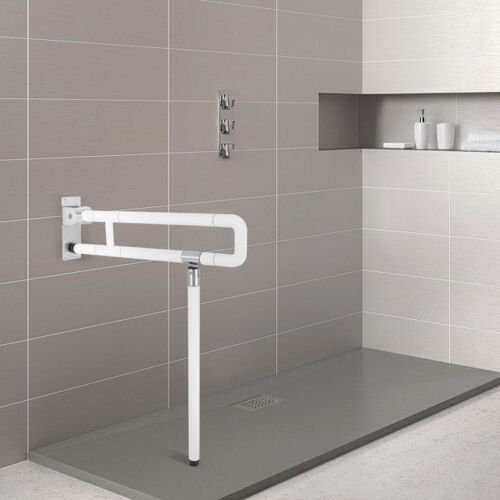 Folding Handicap Grab Bars Rails Toilet Handrails Bathroom Support Safety Rail