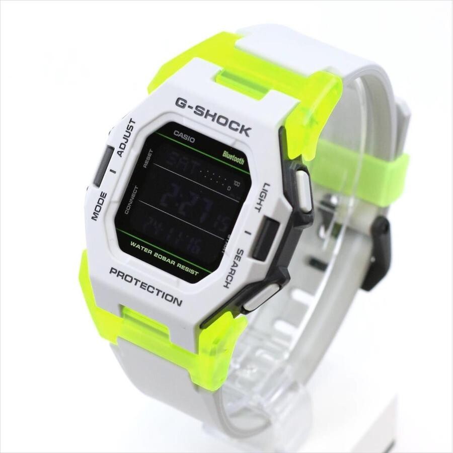 PSL CASIO G-SHOCK Men's Watch GD-B500MW-8JF DIGITAL White Yellow