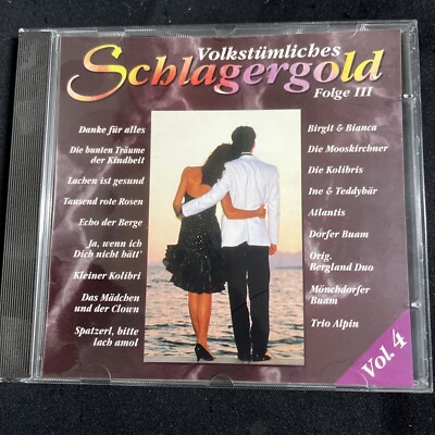 Schlagergold Vol. 4 Folge III - 16 Schlager - CD Sampler - Zustand Gut @108