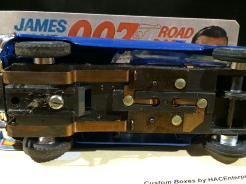 Original JAMES BOND Road Race Set BOX Gilbert 007 Slot Car For REPAIR - Picture 18 of 24