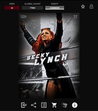 DIGITAL Topps WWE Slam 16 SPLASH Noir - BECKY LYNCH