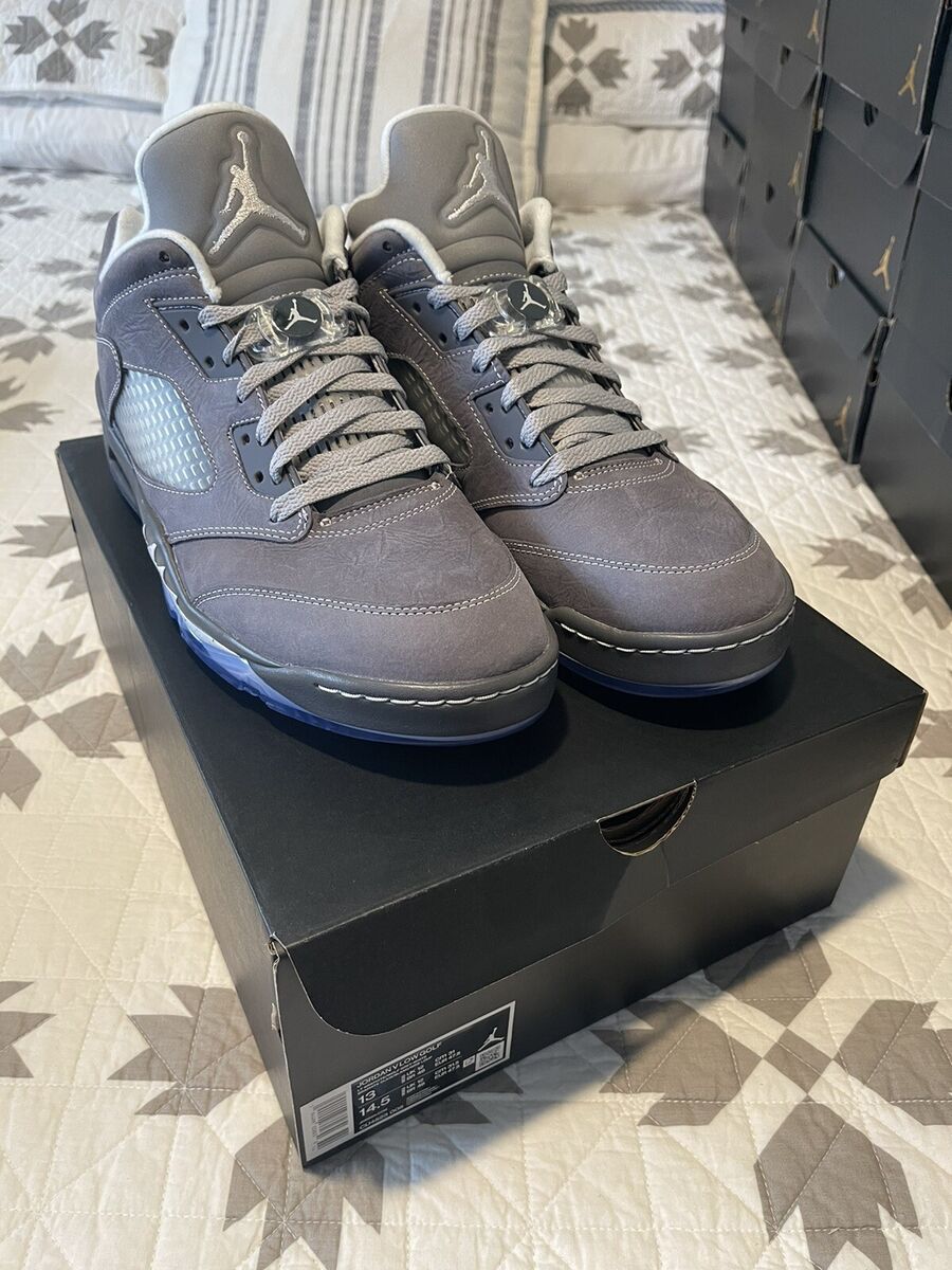 Size 13 Nike Air Jordan V 5 Low Golf Wolf Gray 2020 CU4523 Size 13 Nike Air Jordan V 5 Low Golf Wolf Gray 2020 CU4523