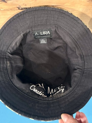 MEN’S LIRA MFG TROPICAL LEAF PRINT REVERSIBLE BUCKET HAT ONE SIZE - Picture 6 of 6