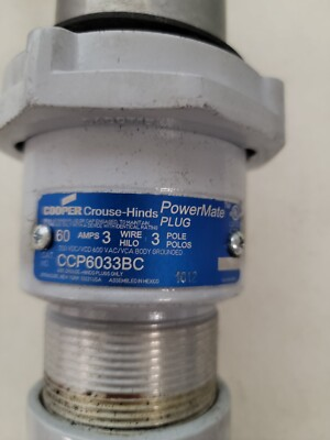 #ad cooper crouse hinds powermate vp6375 #1006 $150.00