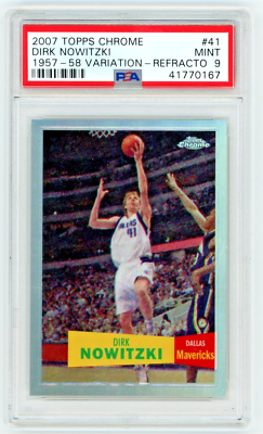 2007-08 Topps Chrome - Dirk Nowitzki #41 1957-58 Variations