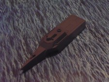 Naval Force Crimson Rapier Class Frigate – Grey Plastic Warship Toy – Used