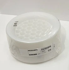 IKEA Mesosfar Ceiling Lamp Round 4" x 10" White 103.266.54 - NEW